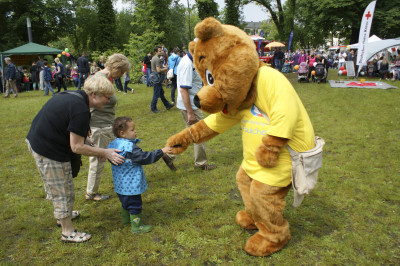 Maskottchen der Kinderintensivpflege Paulchen Kindertag
